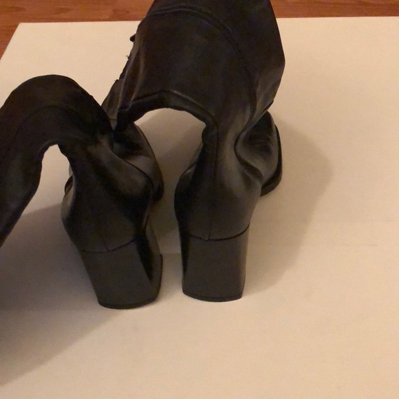 BLACK LEATHER BOOTS made in Italy - Picture 4 of 5